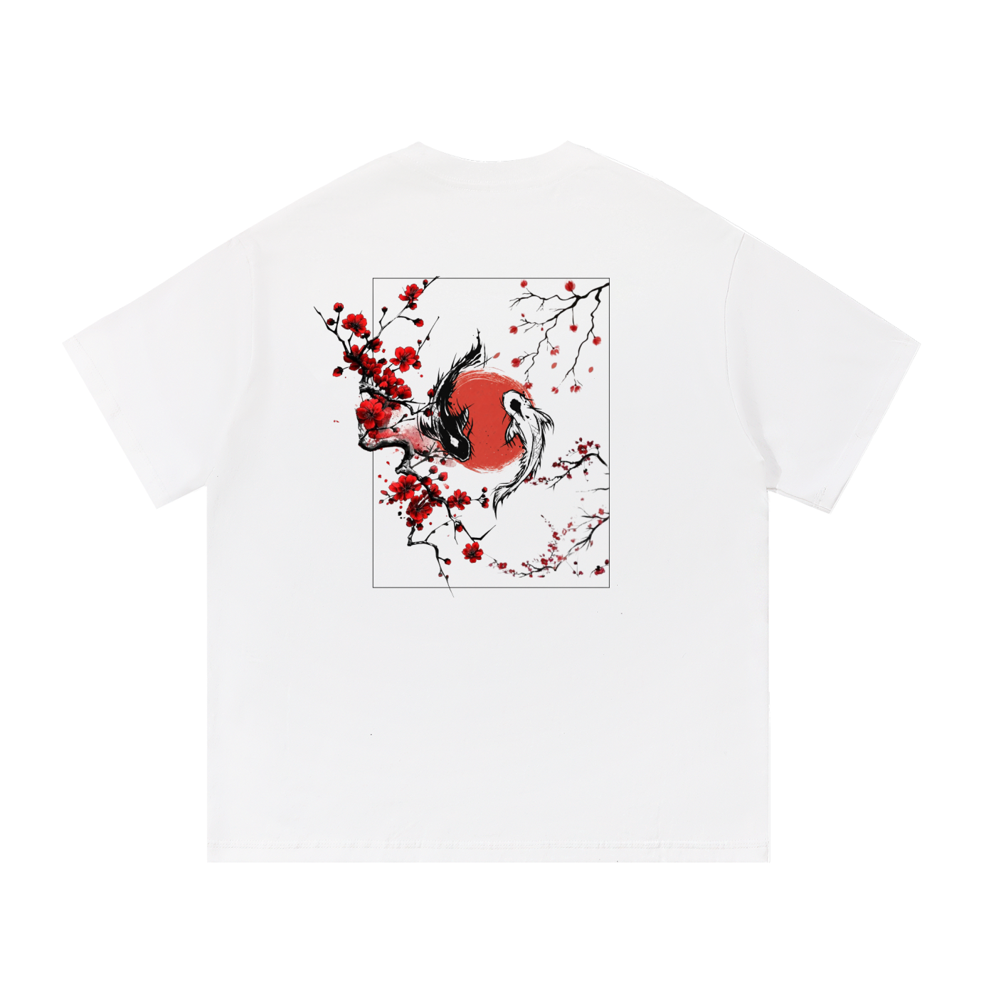 Koi Yin-Yang | Oversized Tee