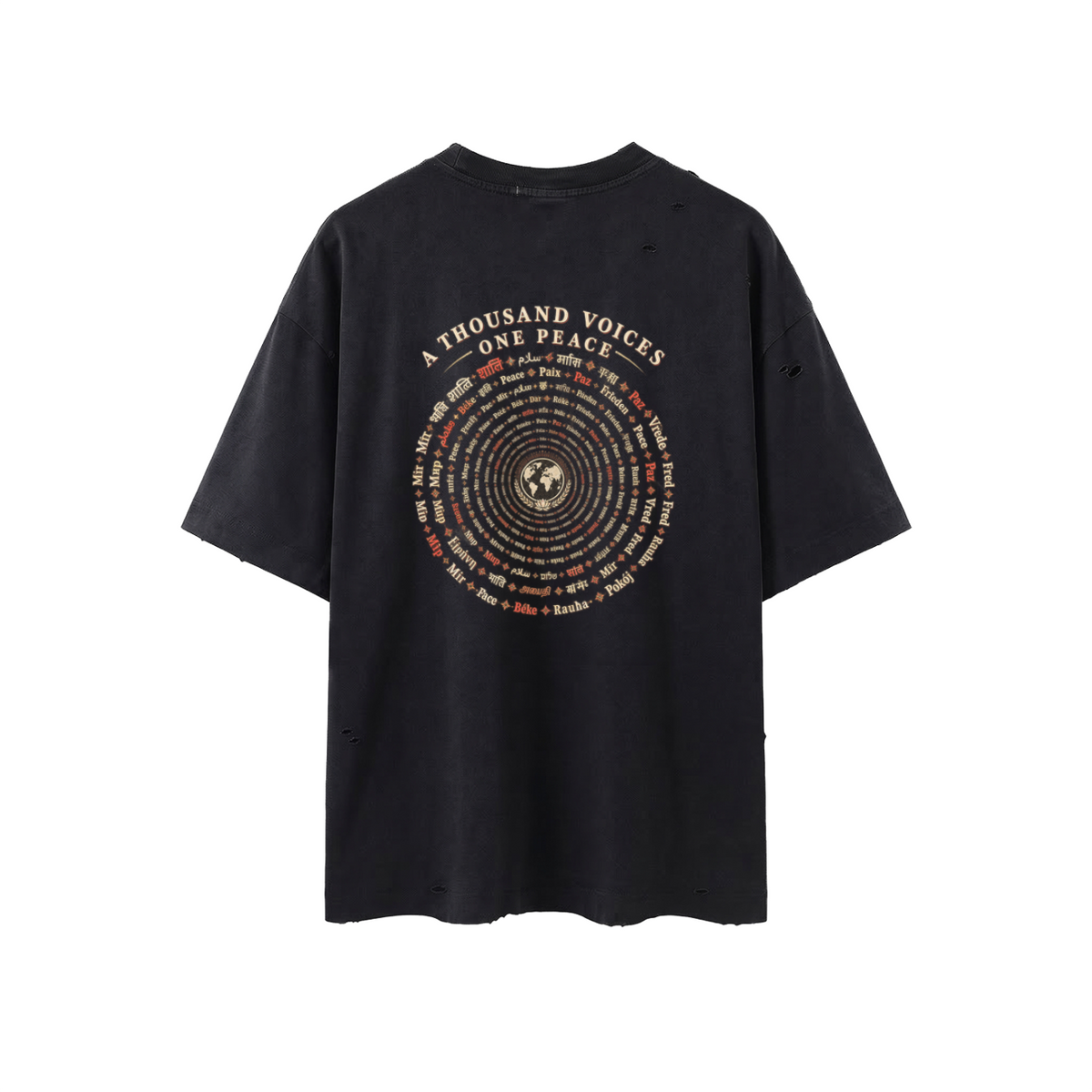 Thousand voice peace  Oversized T-Shirt