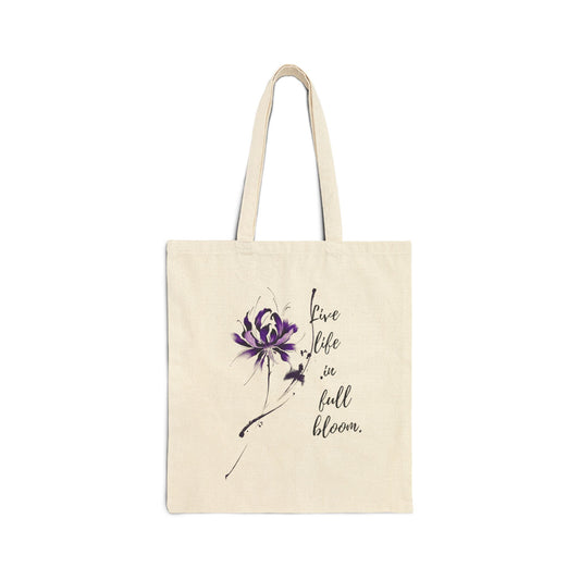 Cotton Canvas Tote Bag