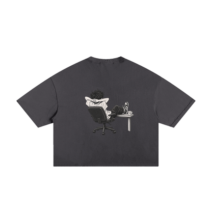 Classic Frayed Boxy Tee