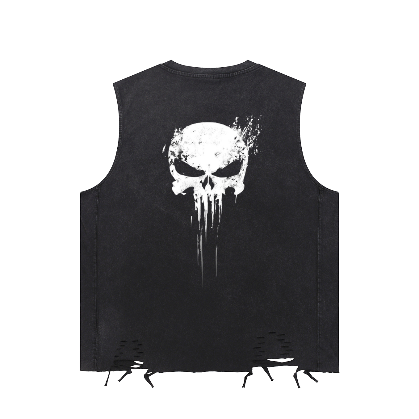 Punisher |Raw-Hem Tank Top