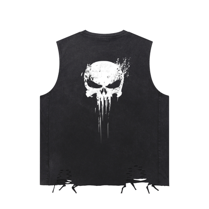 Punisher |Raw-Hem Tank Top