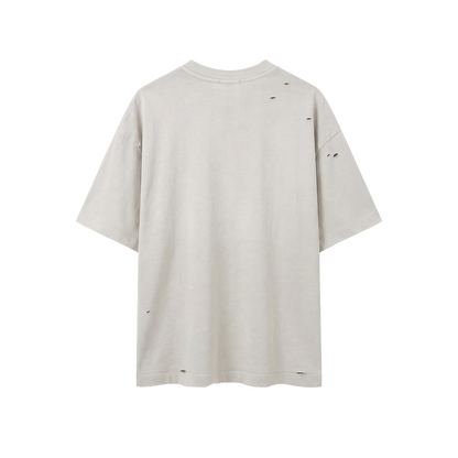 Vintage Washed Distressed Boxy Oversized T-Shirt