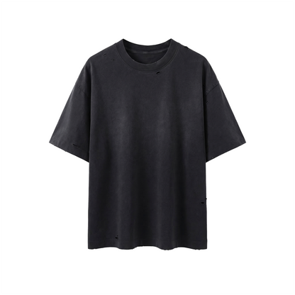 Vintage Washed Distressed Boxy Oversized T-Shirt