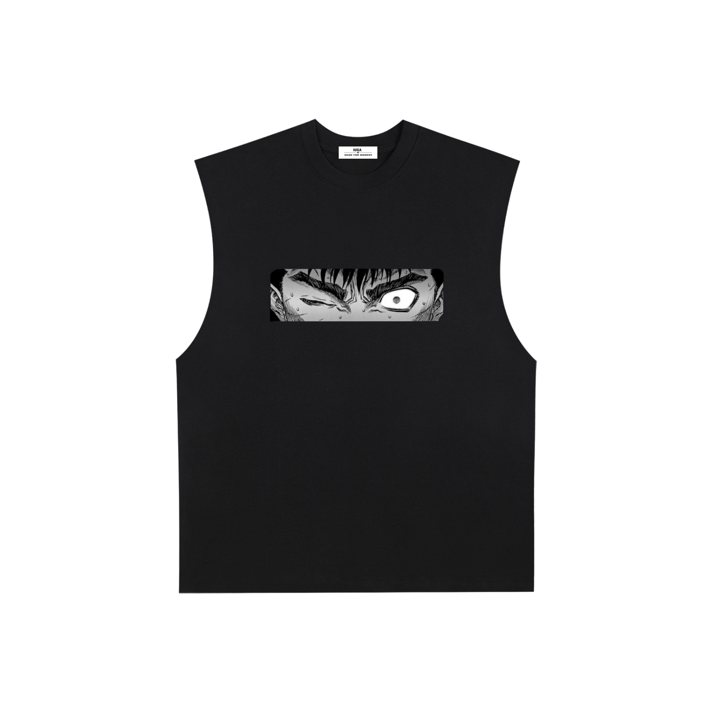 Raw Edge Cotton Tank Top