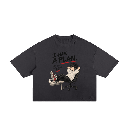 Classic Frayed Boxy Tee