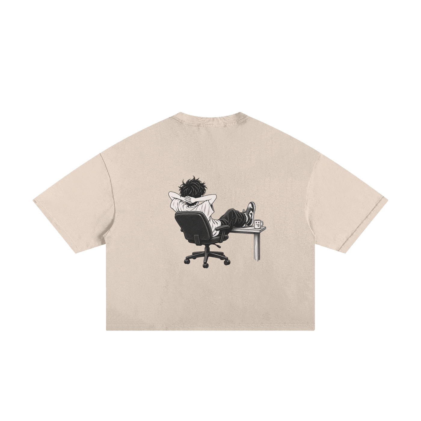 Classic Frayed Boxy Tee