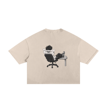 Classic Frayed Boxy Tee