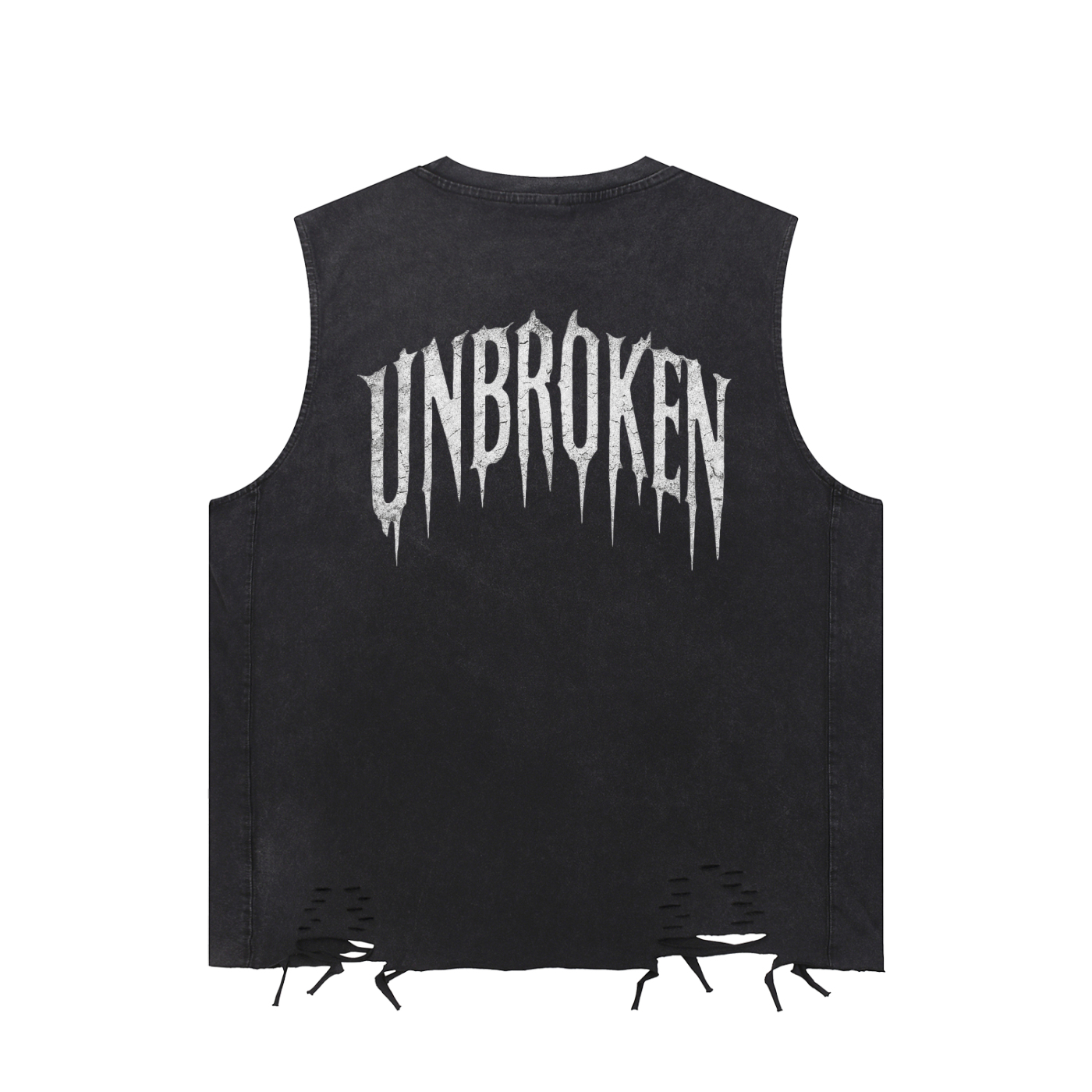 UNBROKEN | Raw-Hem Tank Top