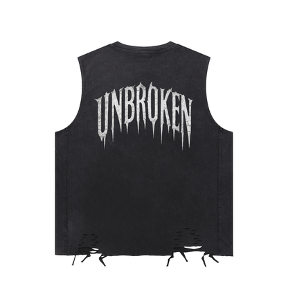 UNBROKEN | Raw-Hem Tank Top
