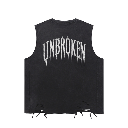 UNBROKEN | Raw-Hem Tank Top