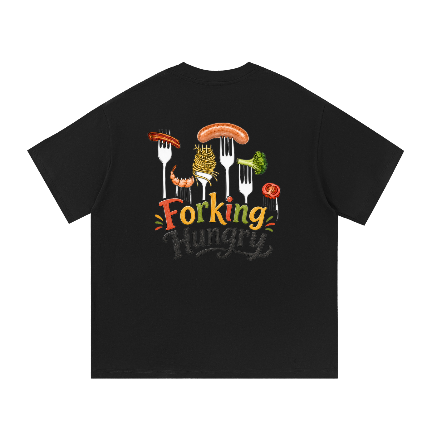 Forking Hungry Oversized Tee