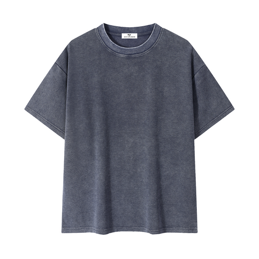 Mineral Wash Waffle Knit T-Shirt