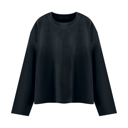 Unisex Sunfade Boxy Long Sleeve T-Shirt