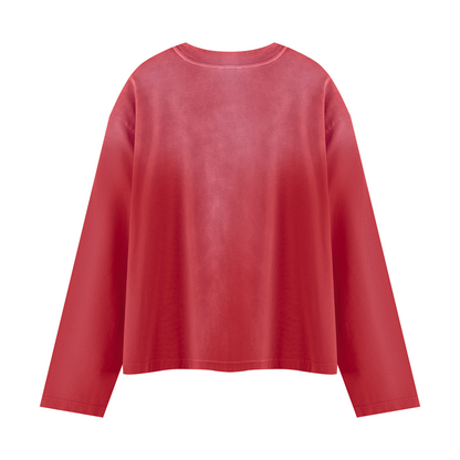Unisex Sunfade Boxy Long Sleeve T-Shirt