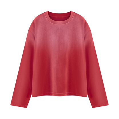 Unisex Sunfade Boxy Long Sleeve T-Shirt