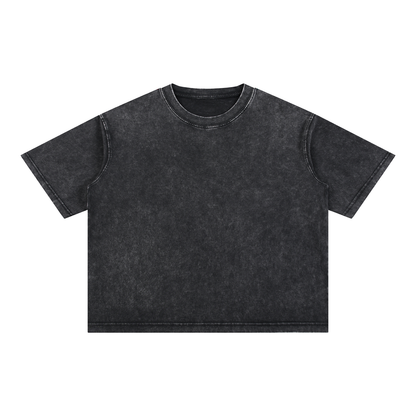 Black Wash cotton t-shirt