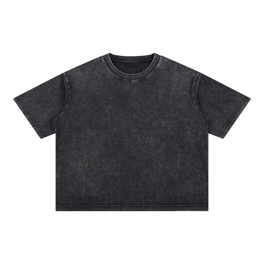Black Wash cotton t-shirt