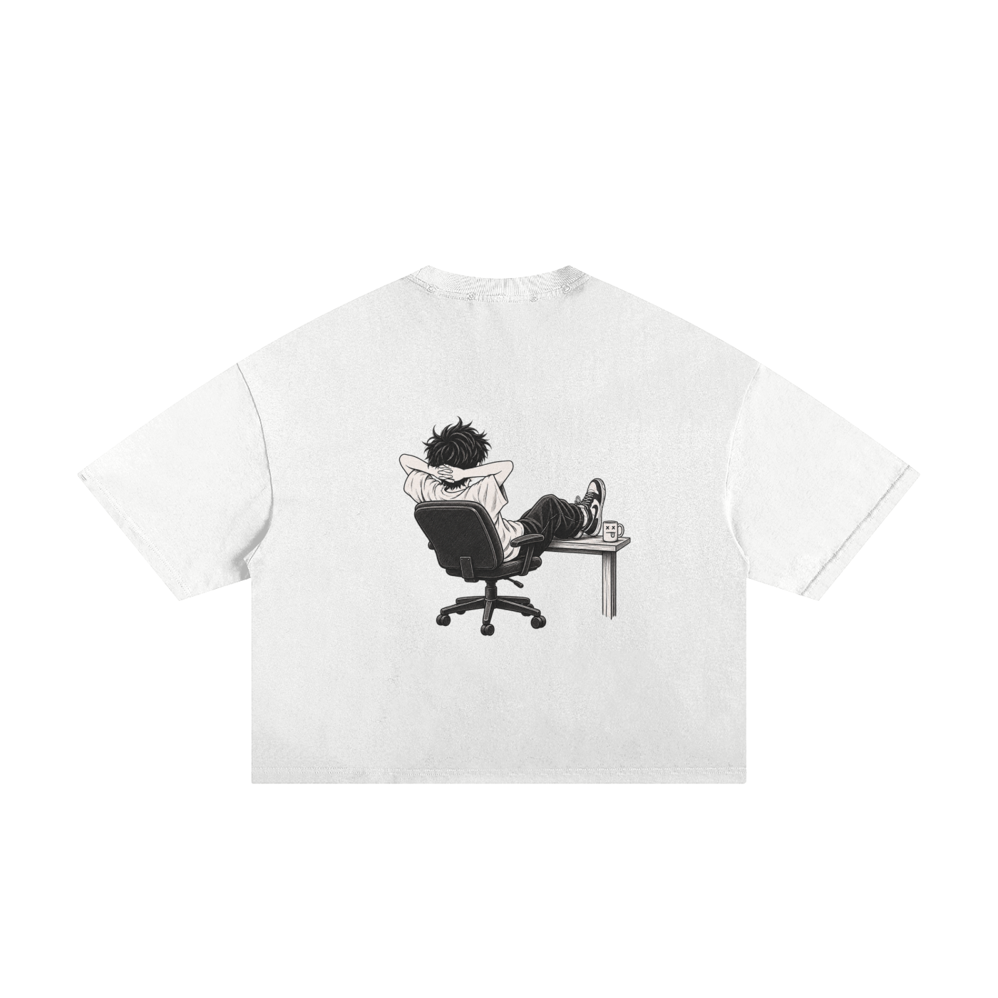 Classic Frayed Boxy Tee