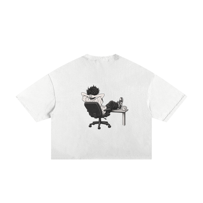 Classic Frayed Boxy Tee