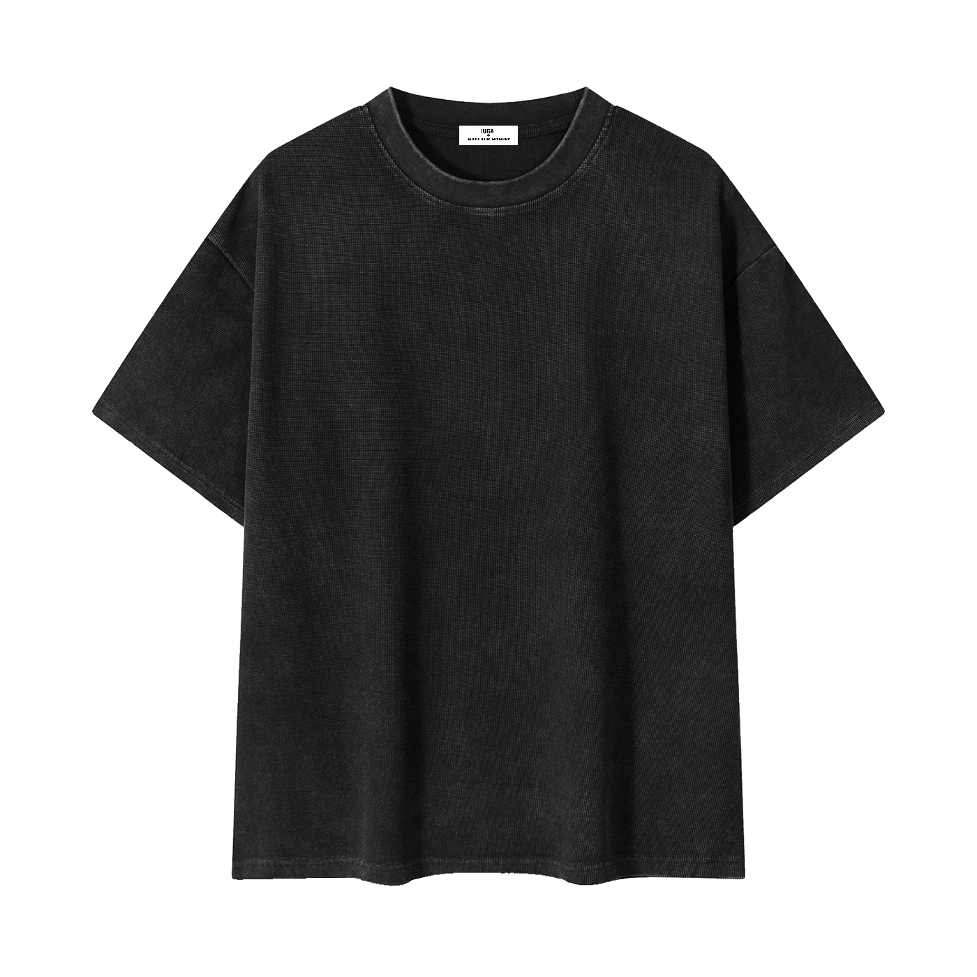 Mineral Wash Waffle Knit T-Shirt
