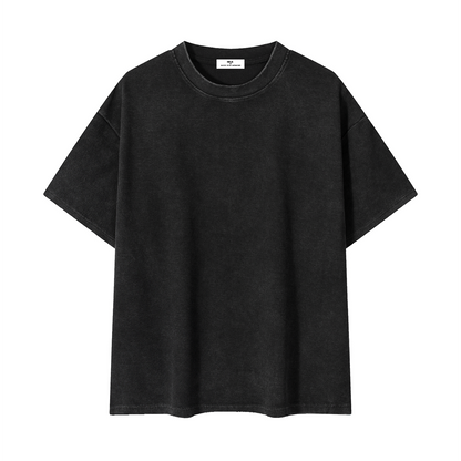 Mineral Wash Waffle Knit T-Shirt