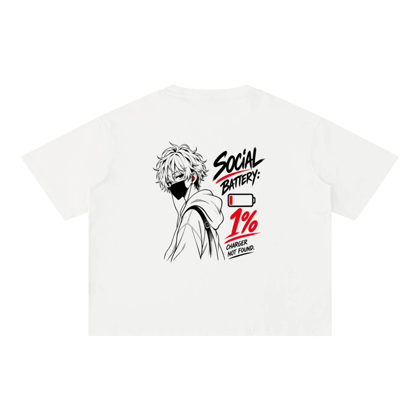 Mineral Wash Boxy Cotton T-Shirt