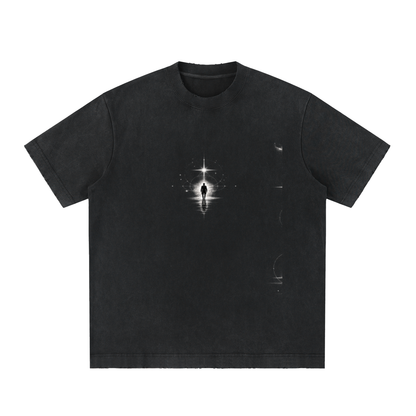 Heavyweight Vintage Washed Frayed T-Shirt