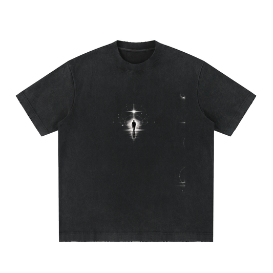 Heavyweight Vintage Washed Frayed T-Shirt