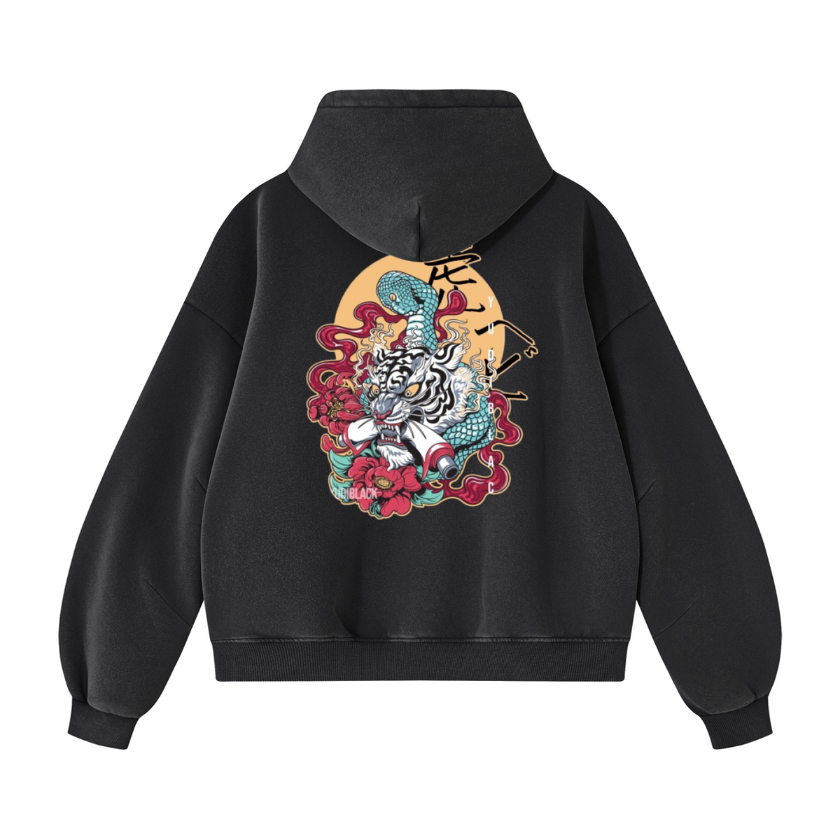 Orochi Fury | Vintage Wash  Hoodie