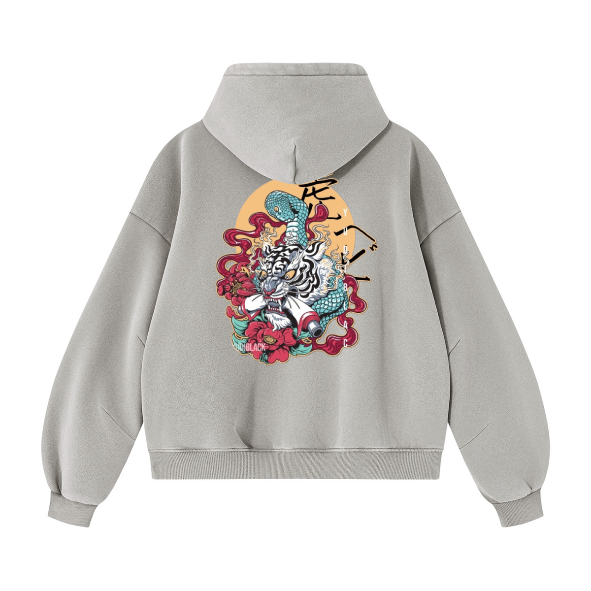 Orochi Fury | Vintage Wash  Hoodie