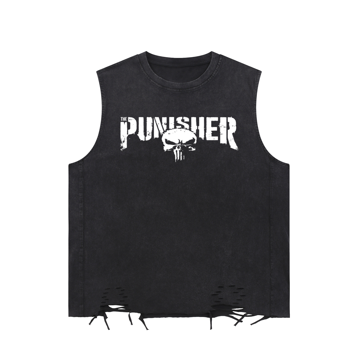 Punisher |Raw-Hem Tank Top