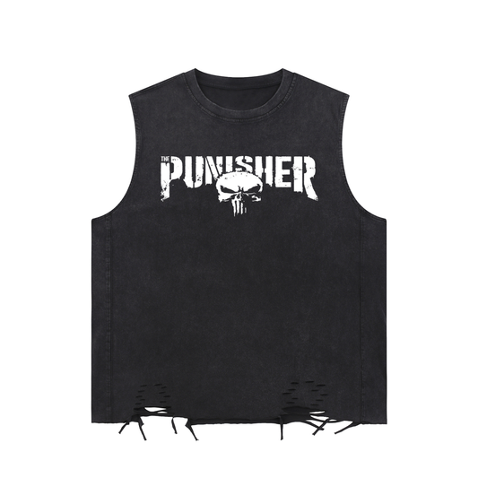 Punisher |Raw-Hem Tank Top