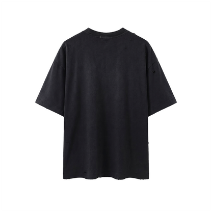 Vintage Washed Distressed Boxy Oversized T-Shirt