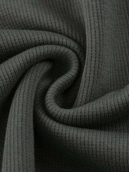 Mineral Wash Waffle Knit T-Shirt